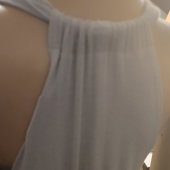 Grey cross front dress - Picture 3 of 4